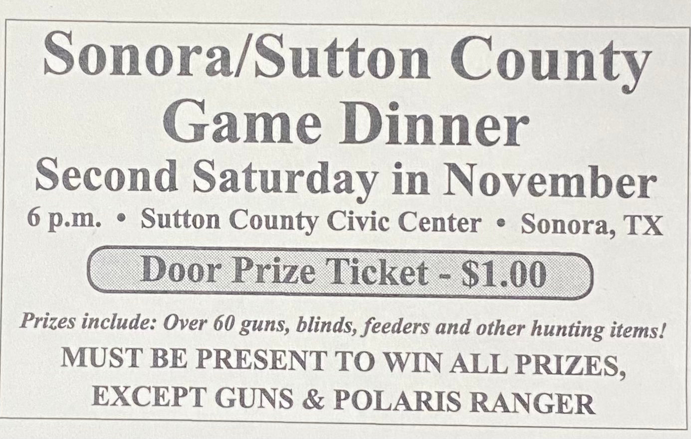 $1 Single Ticket